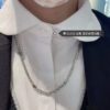 692ff31199f2d84055c8da93 New Arrival💗 Gucci Interlocking Black Enamel Double G Chain Necklace 5354280