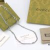 692ff31199f2d84055c8da94 New Arrival💗 Gucci Interlocking Black Enamel Double G Chain Necklace 5354280