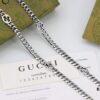 692ff31499f2d84055c8da9a New Arrival💗 Gucci Interlocking Black Enamel Double G Chain Necklace 5354280
