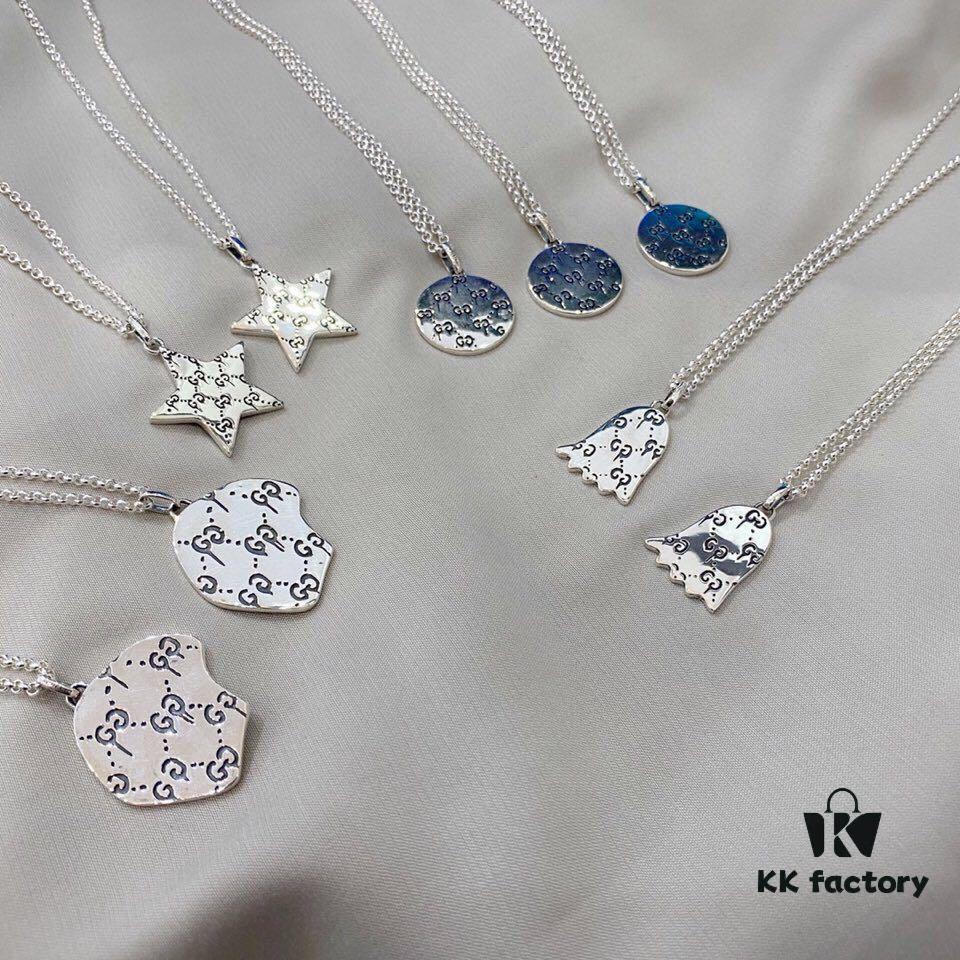 Gucci REAL Series 925 Sterling Silver 6-Piece Necklace