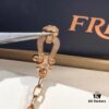692ff33f99f2d84055c8daee Fred FRED France FORCE10 Series Diamond-Studded Horseshoe Clasp Chain Bracelet – Large Size
