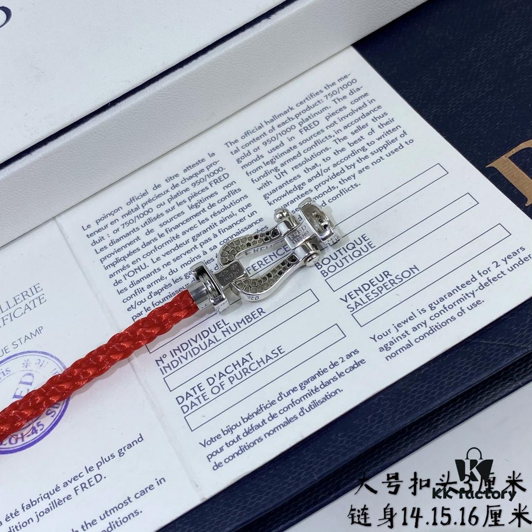 692ff34299f2d84055c8daf0 V Gold Material + Large Red Cord. 💥 New Arrival ❤️ Hot 🎉 Fred Large Red Cord White Gold Black Diamond Buckle Bracelet 👉🏻 Luxury Fashion Elegant Design, High-End Custom Jewelry with Thickened 18K Gold Plating and Precision Micro-Inlay, Must-Have Item for Influencers and Fashion Enthusiasts