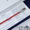 692ff34a99f2d84055c8dafc V Gold Material + Large Red Cord. 💥 New Arrival ❤️ Hot 🎉 Fred Large Red Cord White Gold Black Diamond Buckle Bracelet 👉🏻 Luxury Fashion Elegant Design, High-End Custom Jewelry with Thickened 18K Gold Plating and Precision Micro-Inlay, Must-Have Item for Influencers and Fashion Enthusiasts