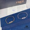 692ff35099f2d84055c8db07 New 925 Sterling Silver Luxury Buckle Bracelet by Fred, Micro-Paved 18K Gold Plated, Thickened Platinum Rose Gold Fashion Designer Jewelry