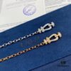 692ff35199f2d84055c8db0b New 925 Sterling Silver Luxury Buckle Bracelet by Fred, Micro-Paved 18K Gold Plated, Thickened Platinum Rose Gold Fashion Designer Jewelry