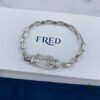 692ff35699f2d84055c8db15 New Arrival! Fred Large Buckle Bracelet – High-End Custom Pure Silver, Thickened 18K Gold Plated, Precision Micro-Pave, Fashion Statement Piece in Platinum and Rose Gold