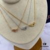 692ff36499f2d84055c8db25 Fred Force 18K Gold Plated Sterling Silver Horseshoe Pendant Necklace with Full Diamond Micro-Pave Clasp