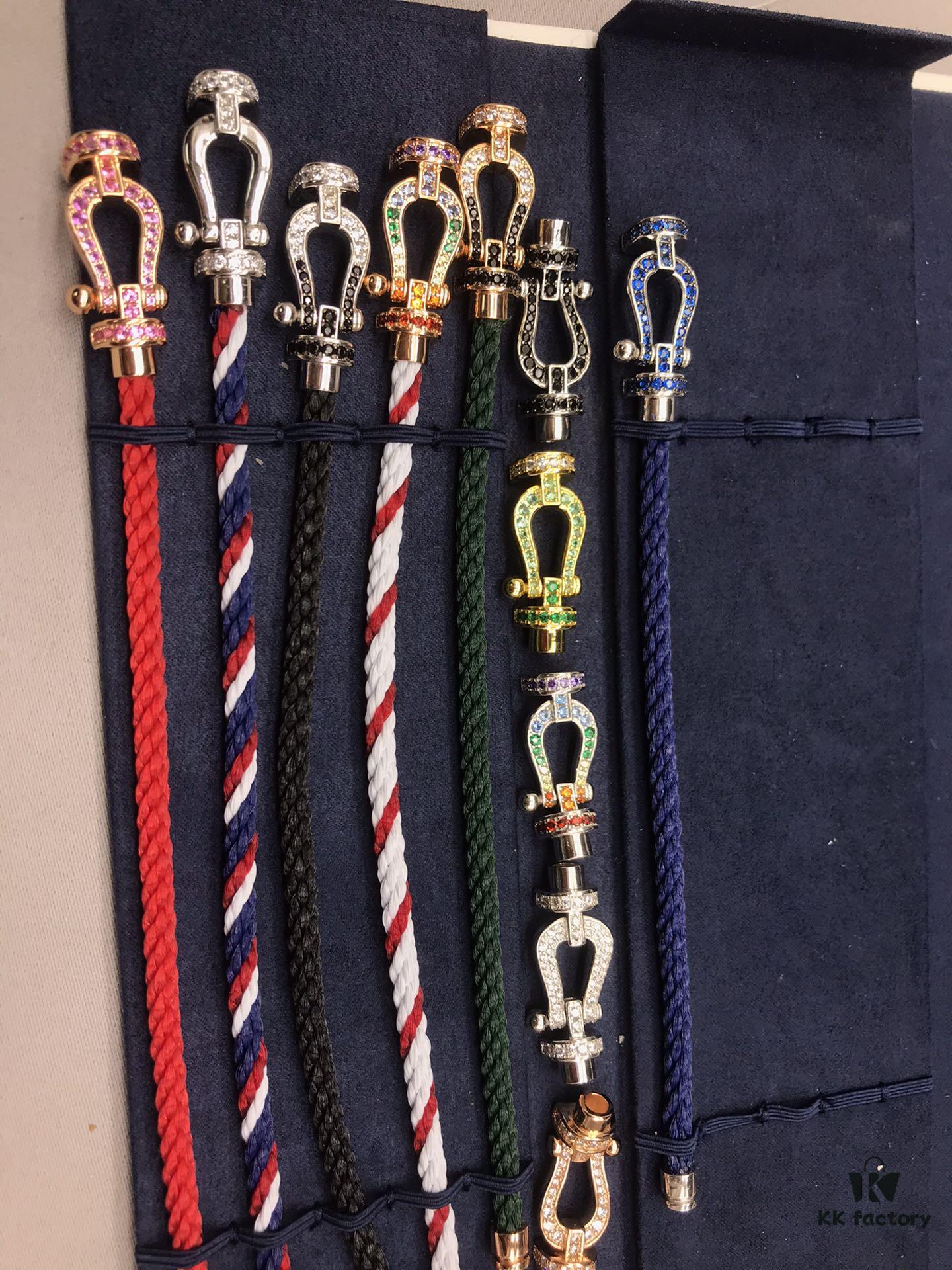 692ff36999f2d84055c8db2b FRED Bracelet, Same Design as Official Counter, Horseshoe and Infinity Knot Full Series, Colorful Diamond Gradient Starry Pattern, Various Original Buckles and Accessories, Customizable Size