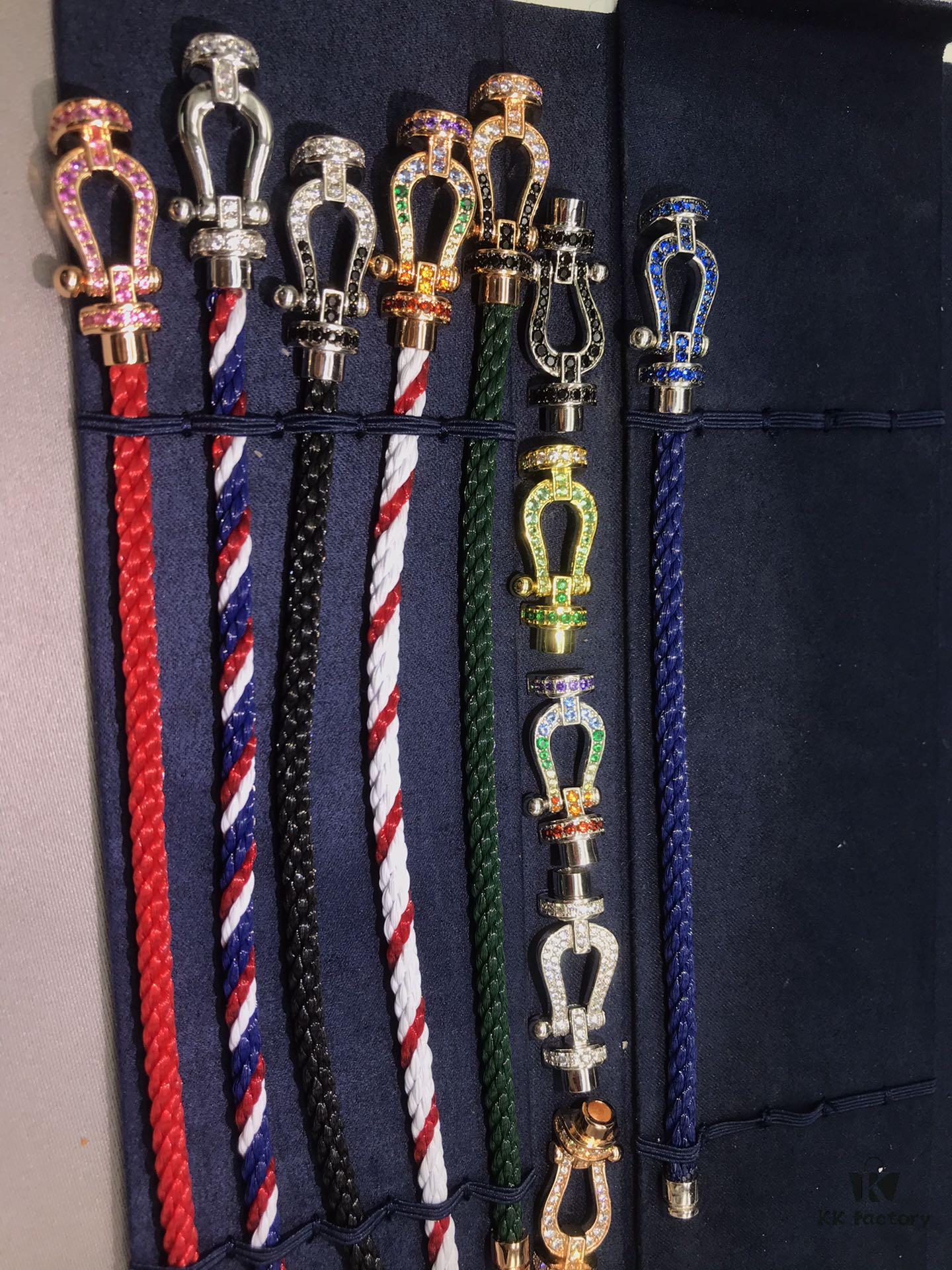 692ff36999f2d84055c8db2c FRED Bracelet, Same Design as Official Counter, Horseshoe and Infinity Knot Full Series, Colorful Diamond Gradient Starry Pattern, Various Original Buckles and Accessories, Customizable Size