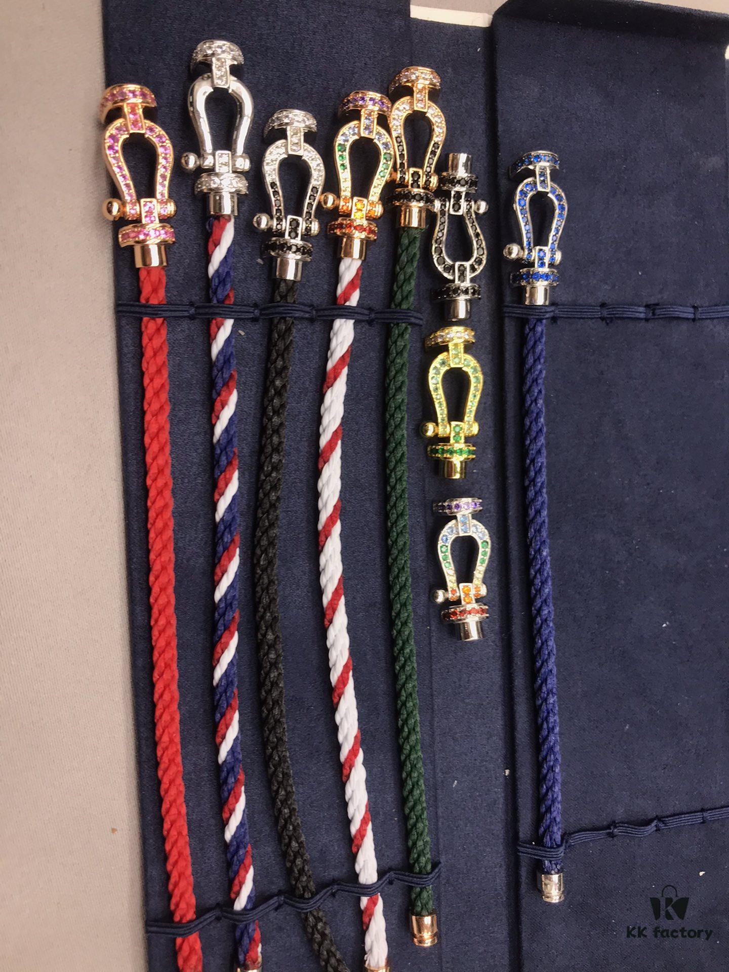 692ff36a99f2d84055c8db2e FRED Bracelet, Same Design as Official Counter, Horseshoe and Infinity Knot Full Series, Colorful Diamond Gradient Starry Pattern, Various Original Buckles and Accessories, Customizable Size