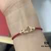 Handcrafted Red Horse Hoof Cord Bracelet, Red for Warding Off Evil and Bringing Good Luck, Stylish and Eye-Catching When Worn