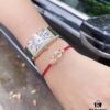 Handcrafted Red Horse Hoof Cord Bracelet, Red for Warding Off Evil and Bringing Good Luck, Stylish and Eye-Catching When Worn