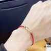 Handcrafted Red Horse Hoof Cord Bracelet, Red for Warding Off Evil and Bringing Good Luck, Stylish and Eye-Catching When Worn