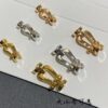 692ff38399f2d84055c8db55 FRED France FORCE 10 Series Horse-Shoe Buckle Figure-8 Knot Red Rope Bracelet