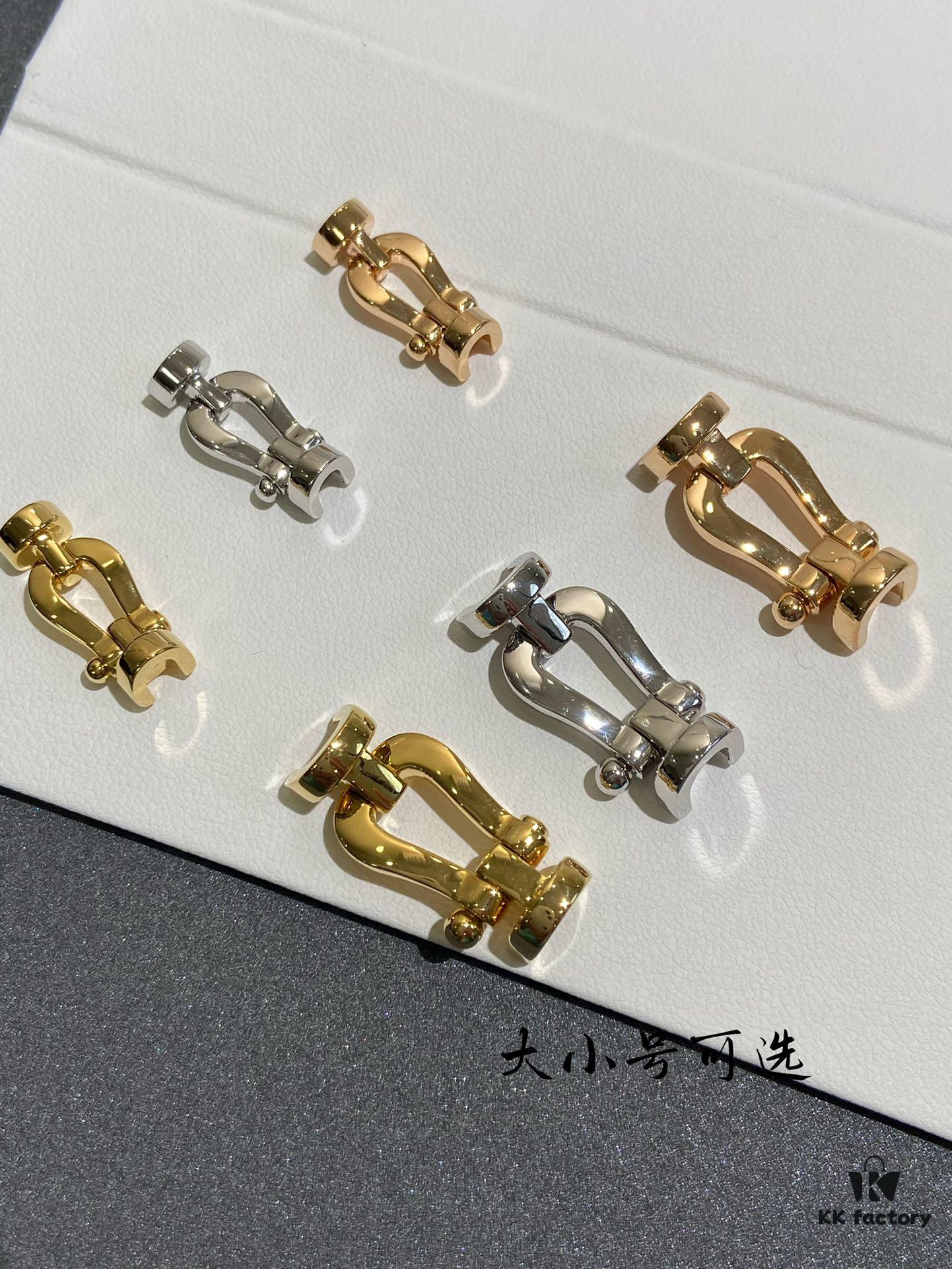 692ff38399f2d84055c8db55 FRED France FORCE 10 Series Horse-Shoe Buckle Figure-8 Knot Red Rope Bracelet