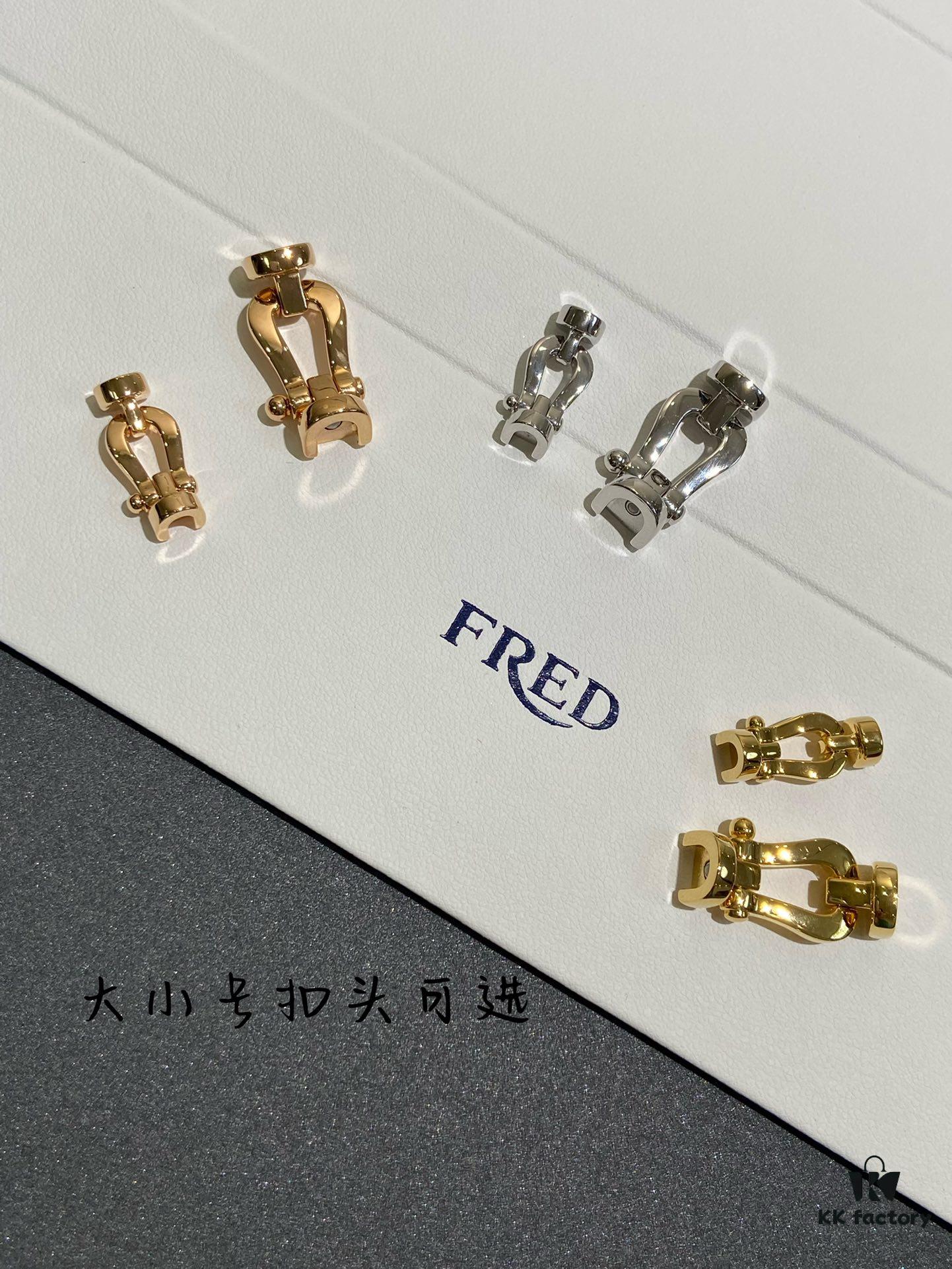 692ff38499f2d84055c8db57 FRED France FORCE 10 Series Horse-Shoe Buckle Figure-8 Knot Red Rope Bracelet