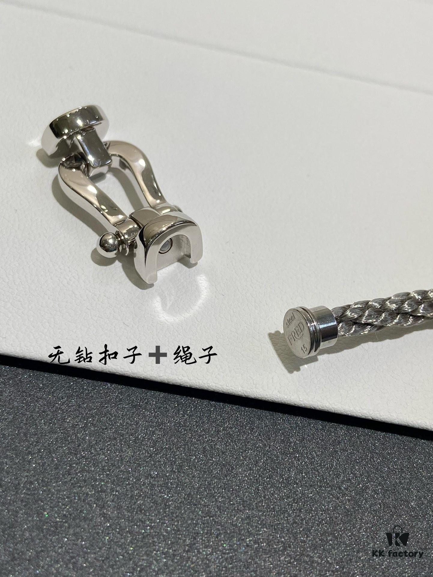 692ff38c99f2d84055c8db60 New Fred ZP Version Clasp - Rolling Out Successively ❤️ Half-Diamond Clasp Head 🆕 Newly Released Multi-Chain Steel Cord 🆕 Newly Released