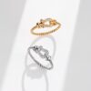 Exquisitely Compact Horsebit Ring