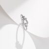 Exquisitely Compact Horsebit Ring