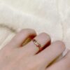 Exquisitely Compact Horsebit Ring