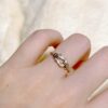 Exquisitely Compact Horsebit Ring