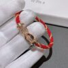 Multicolor Nylon Rope Chain (Rose Gold Tone)