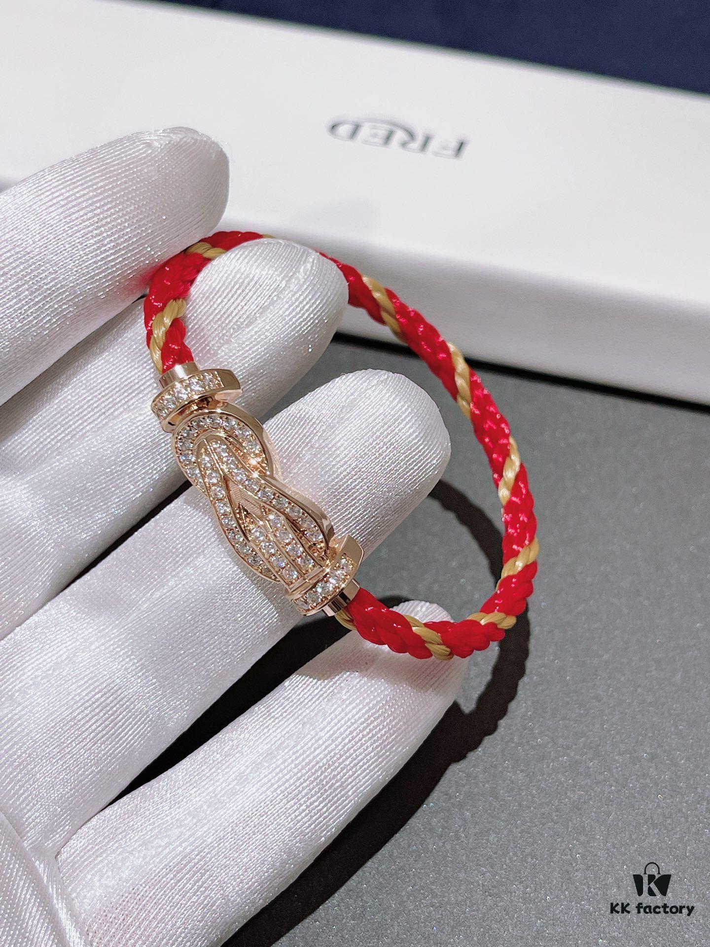 Multicolor Nylon Rope Chain (Rose Gold Tone)