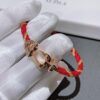 Multicolor Nylon Rope Chain (Rose Gold Tone)