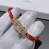 Multicolor Nylon Rope Chain (Rose Gold Tone)