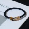 Fred Gradual Black Diamond Large Horseshoe Clasp