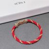 Multicolor Nylon Rope Chain (Rose Gold Tone)