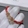 Multicolor Nylon Rope Chain (Rose Gold Tone)