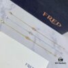 692ff39a99f2d84055c8db76 Fred Force 18K Gold Plated Sterling Silver Horse-Shoe Charm Bracelet with Micro-Paved Zirconia - Luxury Fashion Designer Jewelry, Rhodium, Rose Gold, Yellow Gold Finish