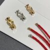 692ff3a699f2d84055c8db8b FRED France FORCE 10 Series Horse-Shoe Buckle Figure-8 Knot Red Rope Bracelet