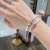 Fred Jewelry White Diamond-Paved Bracelet