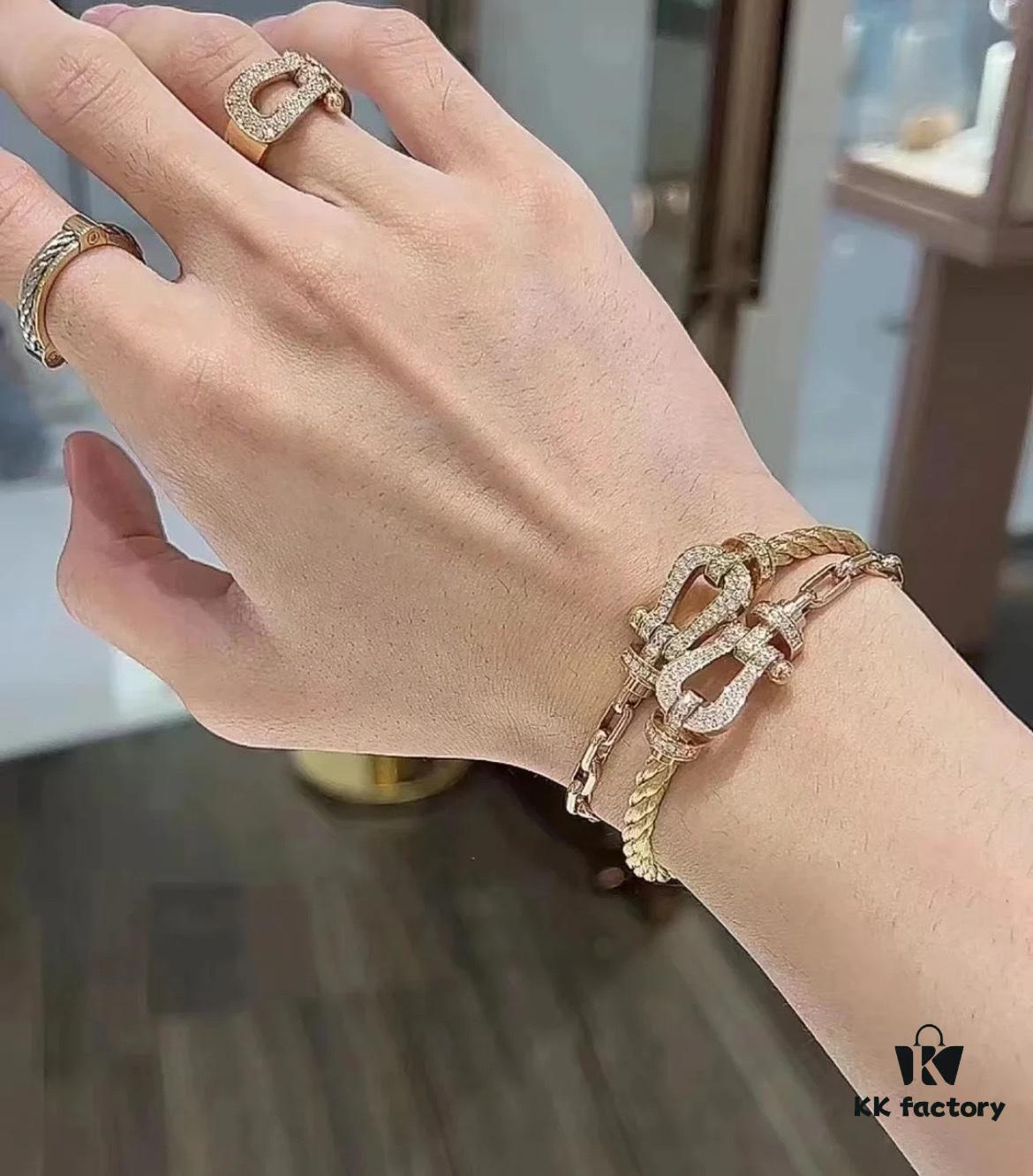 692ff3ab99f2d84055c8db95 Fred Force 10 Luxe Gold Bracelet