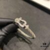 FRED Full Diamond Large Silver Bracelet
