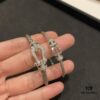 FRED Full Diamond Large Silver Bracelet