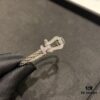 FRED Full Diamond Large Silver Bracelet