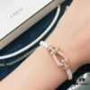 FRED Large Diamond-Paved White Bracelet