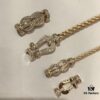 FRED Force 10 Bracelet, Classic and Versatile, Large Diamond-Set Design