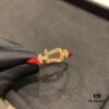 692ff3c099f2d84055c8dbbb FRED Force 10 Bracelet - Large Rose Gold with Diamonds, Classic Red String