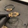 692ff3c599f2d84055c8dbc2 FRED Force 10 Bracelet in Rose Gold-Plated with Diamond Accents, Black Nylon Cord and Stainless Steel