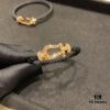 692ff3c899f2d84055c8dbc4 FRED Force 10 Bracelet in Rose Gold-Plated with Diamond Accents, Black Nylon Cord and Stainless Steel