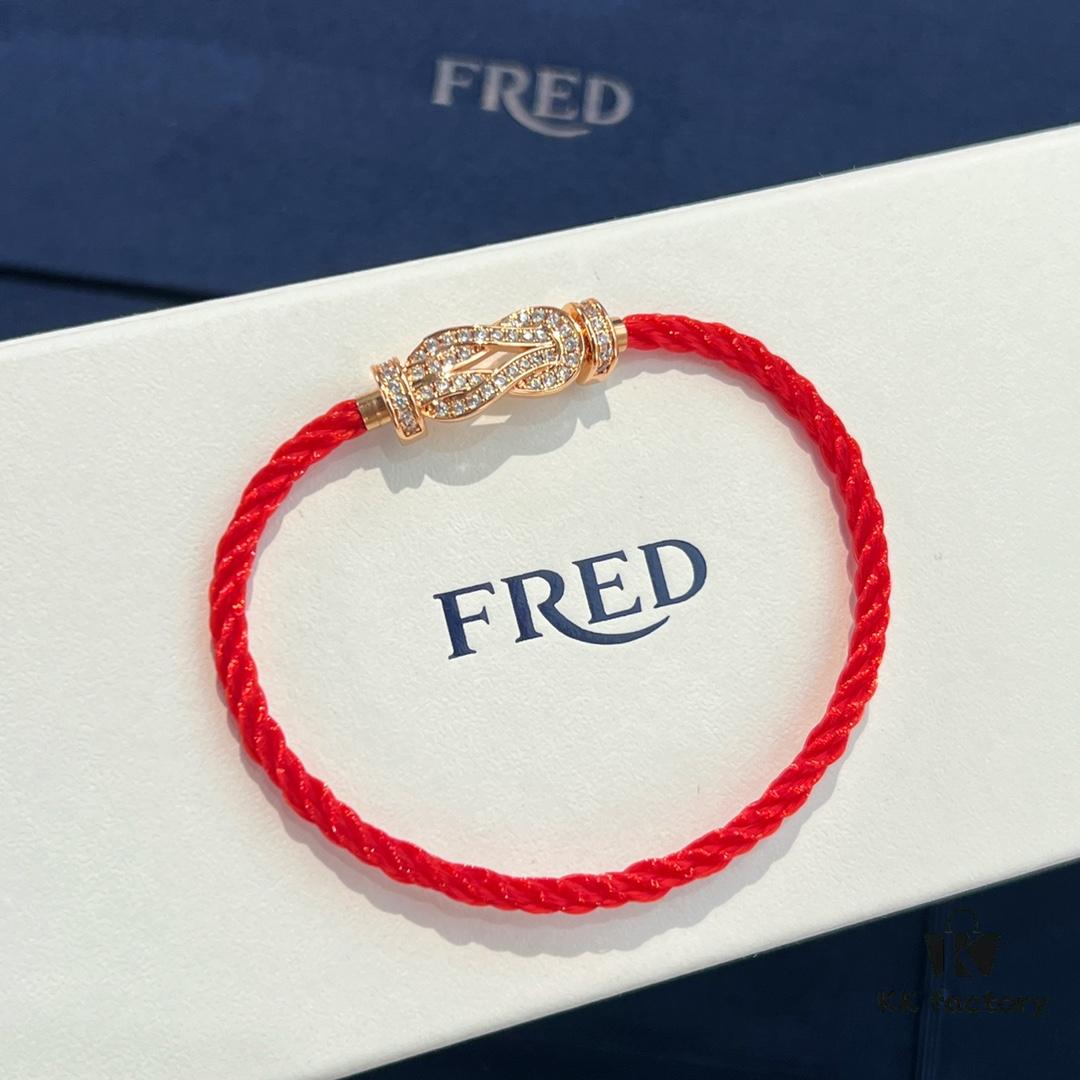 New Arrival! Couple Style, One-to-One Precision Crafted Fred Red String Bracelet, Micro-Pave Fashion Design, Must-Have Item for Trendsetters