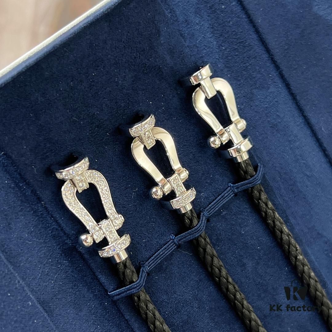 692ff3f699f2d84055c8dc0c New Arrival! Couple Bracelet by Fred, One-to-One Precision Craftsmanship, Stainless Steel Braided Chain with Micro-Paved Design, Must-Have Fashion Accessory for Trendsetters