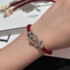 692ff3fb99f2d84055c8dc13 Fred #Horsebit Full Diamond Red Steel Rope Bracelet