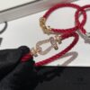 692ff3fe99f2d84055c8dc19 Fred #Horsebit Full Diamond Red Steel Rope Bracelet