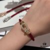 692ff3ff99f2d84055c8dc1b Fred #Horsebit Full Diamond Red Steel Rope Bracelet