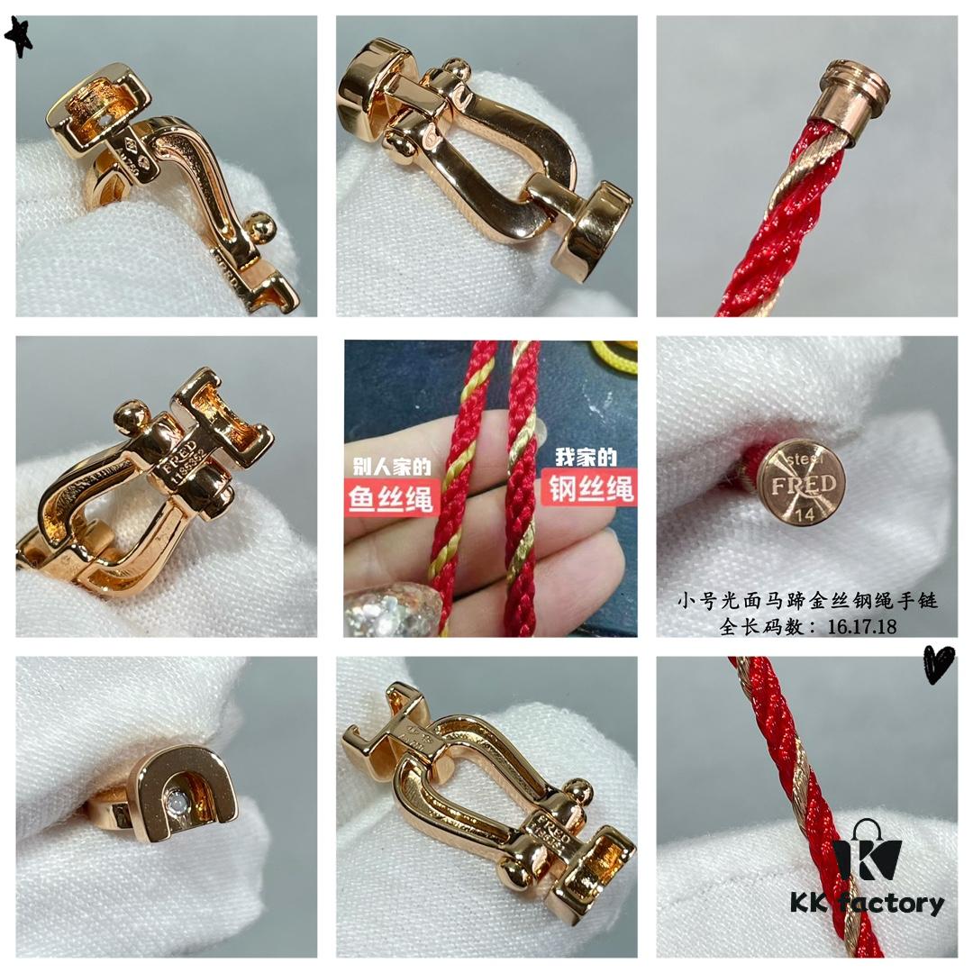 692ff40399f2d84055c8dc1e New Release ❤️ Fred Style Small Smooth Horsehoof Gold-Plated Stainless Steel Bracelet – Luxury Fashion Exquisite High-End Custom Design, Thickened 18K Gold Plating, Precision Micro-Set, Must-Have Accessory for Influencers and Trendsetters